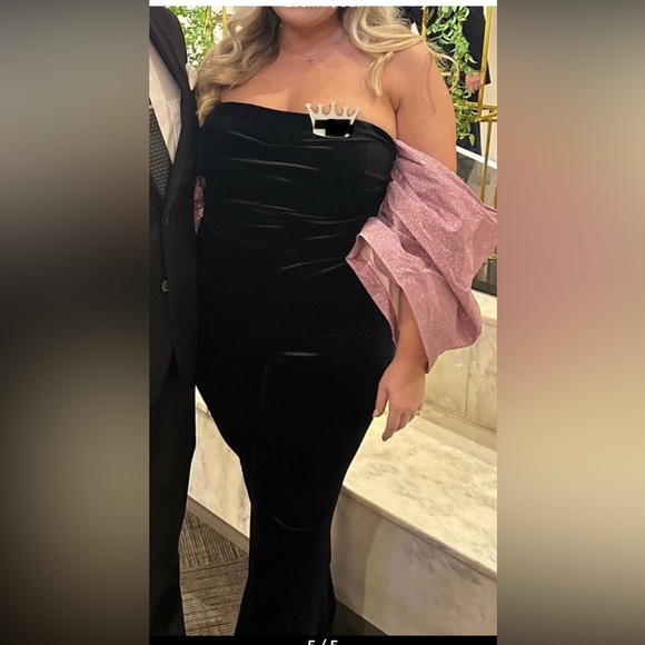 ASOS jumpsuit with attach sparkly sleeves - Picture 5 of 5